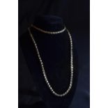 9ct gold snake chain, circumference 510mm, 9.86 grams