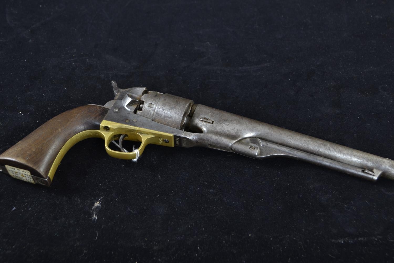 6 shot .44" Colt Model 1860 army percussion revolver, serial number 140775 on all parts. Originally  - Image 3 of 5