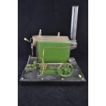 Stuart model steam engine (untested) Height to chimney top 48cm.