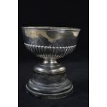 Late Victorian silver footed rose bowl, maker Vale Brothers & Sermon, Birmingham 1895, diameter 15.5