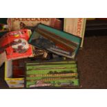 Large collection of Meccano pieces and booklets