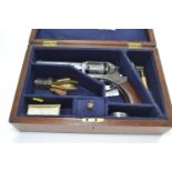 Starr USA M1858 Double Action percussion cap revolver. Serial 13430. Blued, with casehardened hammer