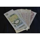 Assorted British banknotes