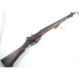 Enfield No 4 Mk 1 Long Branch 1942 Bolt action rifle with deactivation certificate Barrel length 640