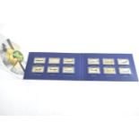 RAF Centenary Gold Plated Ingot Official Collection with twelve coins/ingots in presentation box