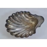 Victorian silver scallop-shaped butter dish, maker Sibray, Hall & Co, London 1889, 56.68 grams