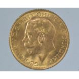 1915 George V full sovereign