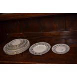 Royal Worcester Padua pattern four piece place plate setting