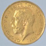 1912 George V half sovereign