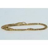 2.8 gram scrap 18ct gold bracelet