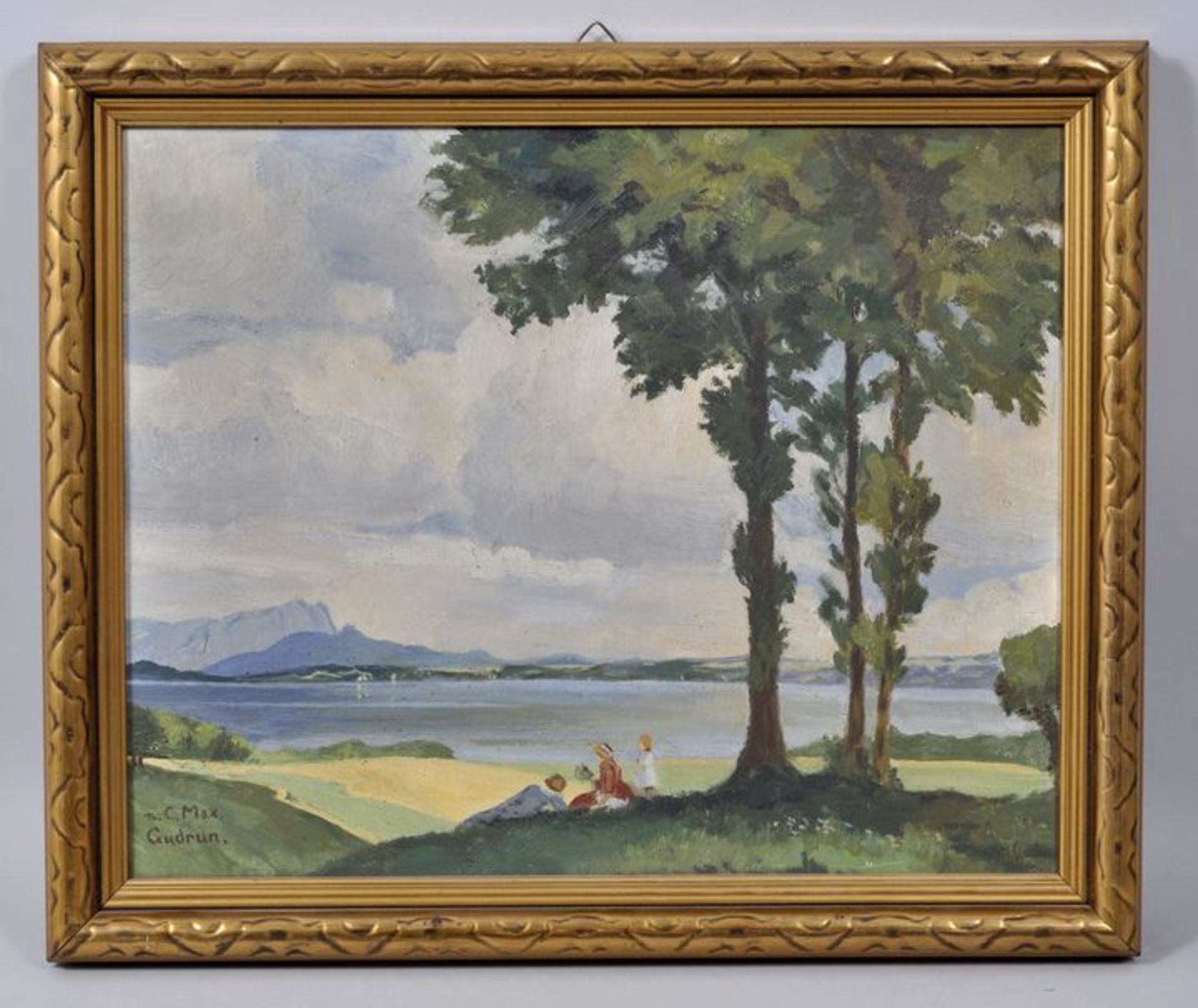 unbek. Gemälde, Landschaft / Landscape painting, unknown