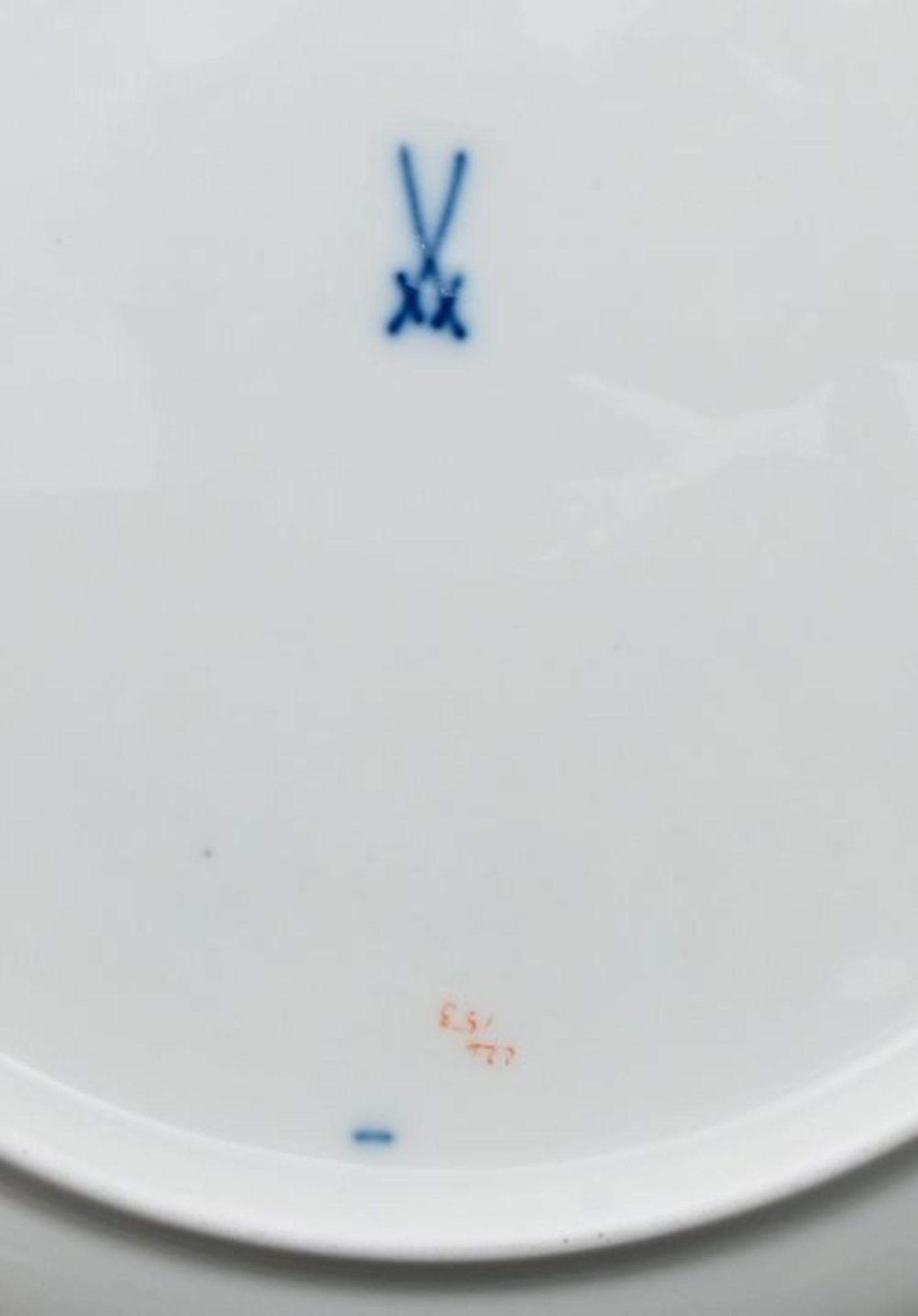 Sechs Teller Bunte Blume/ six plates Meissen - Image 3 of 3