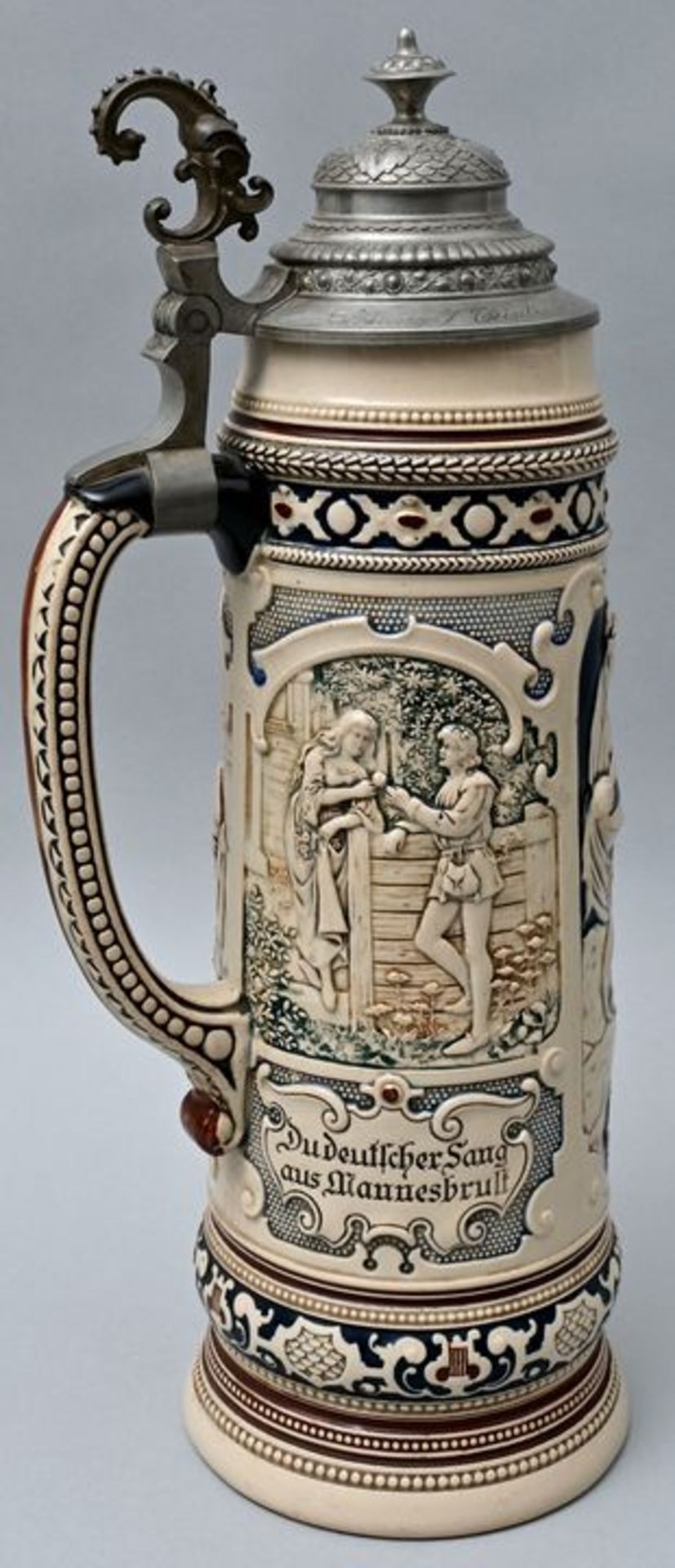 Humpen Gesangsverein/ large ceramic stein - Bild 4 aus 5