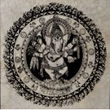 Lama-Druck "Ganesha" / Mandala of Ganesha