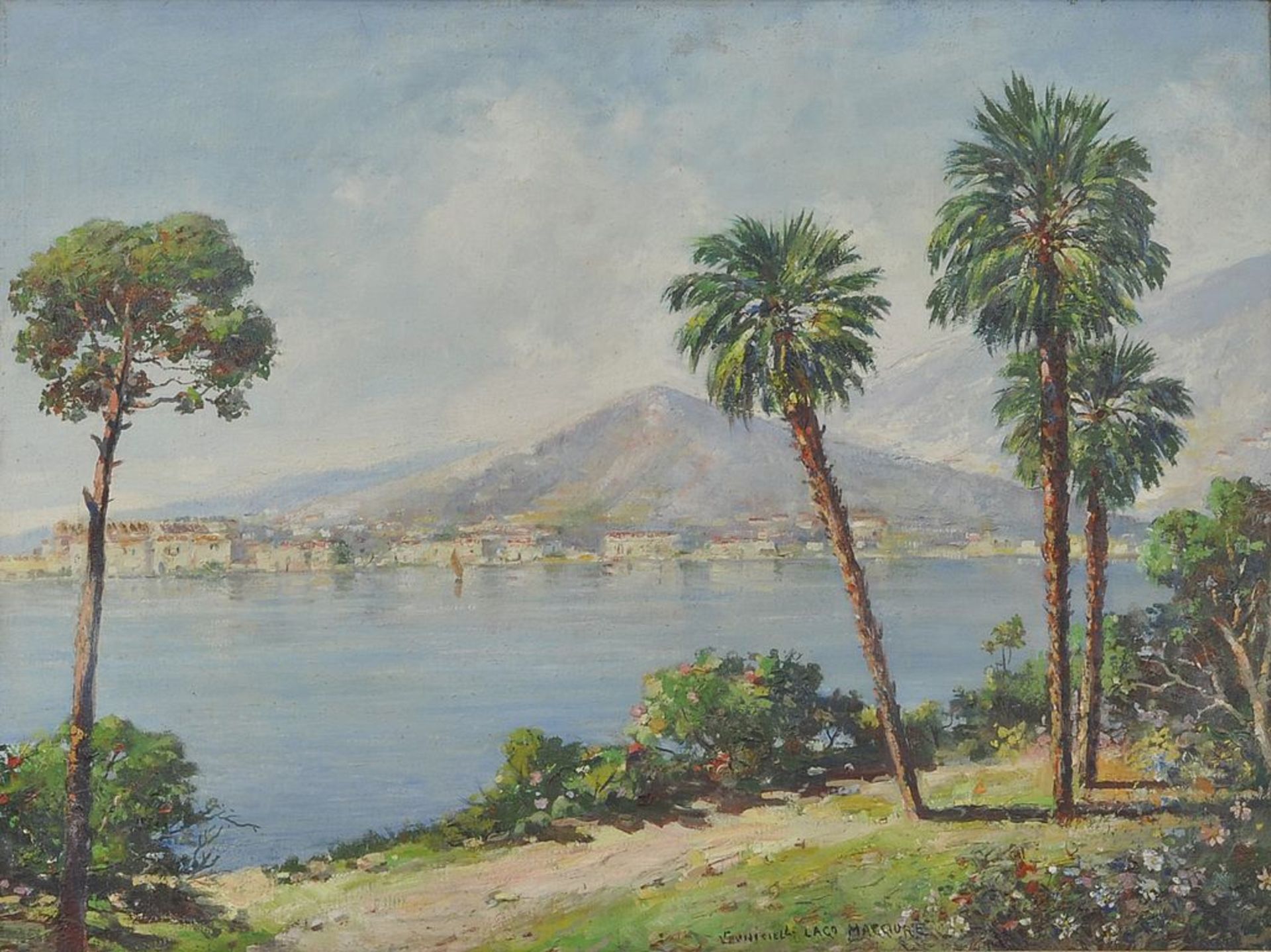 Funiciello, Vincenzo. Landschaft / Landscape at the Lago Maggiore