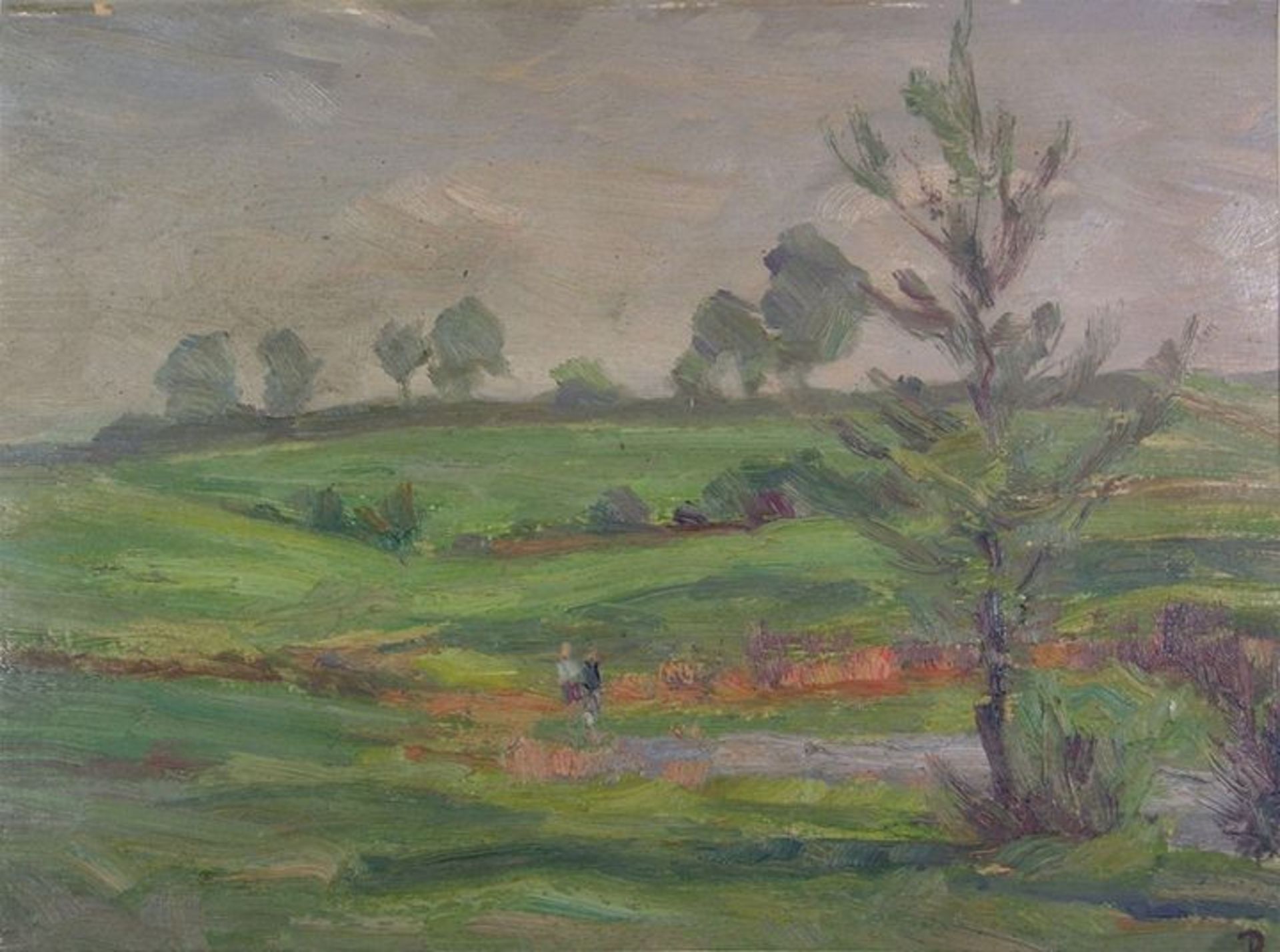 Richard Pusch: Landschaft/ landscape painting