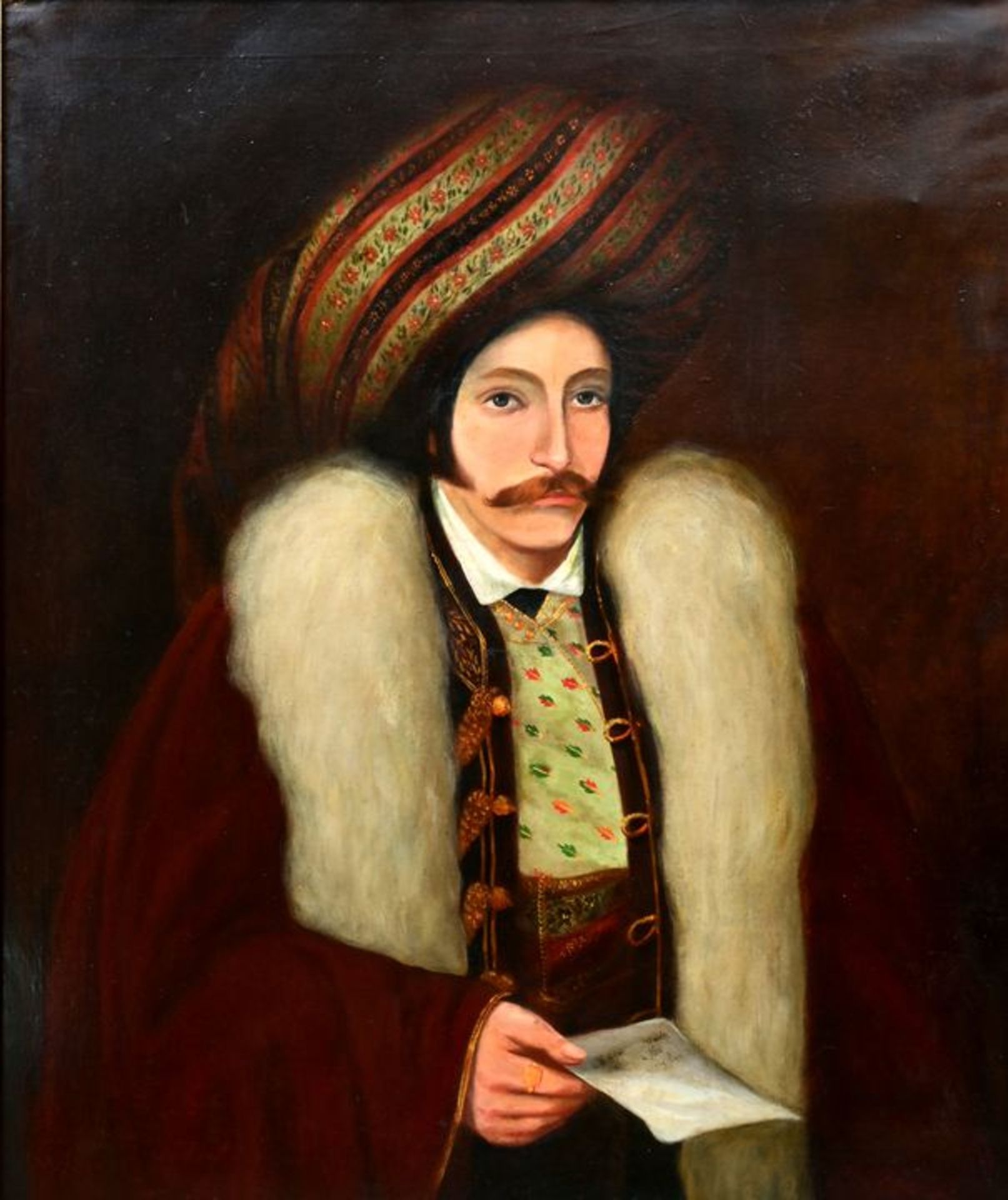 Porträtmaler, Porträt eines arabischen Herren / Portrait painting