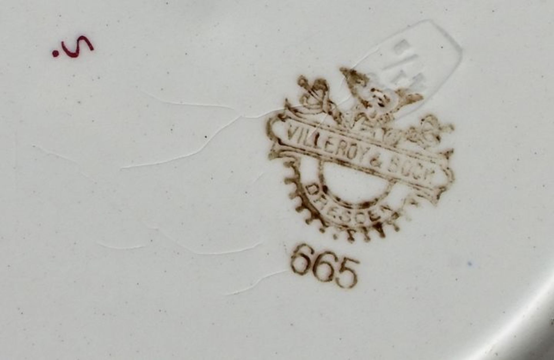 14 Teller Steingut/ 14 creamware plates - Image 2 of 3