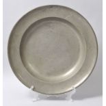 runde Platte / Round plate, pewter