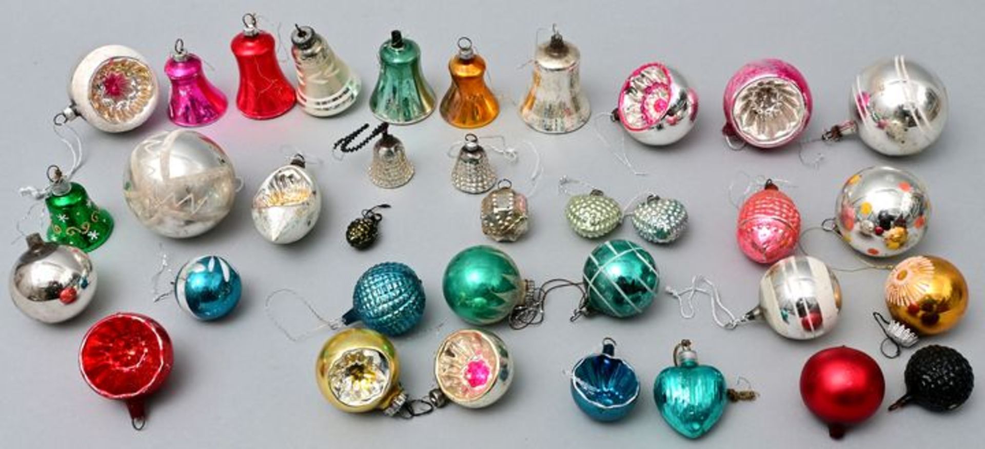 Konvolut Christbaumschmuck / Christmas tree decorations