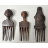 Kämme, Afrika / Three combs