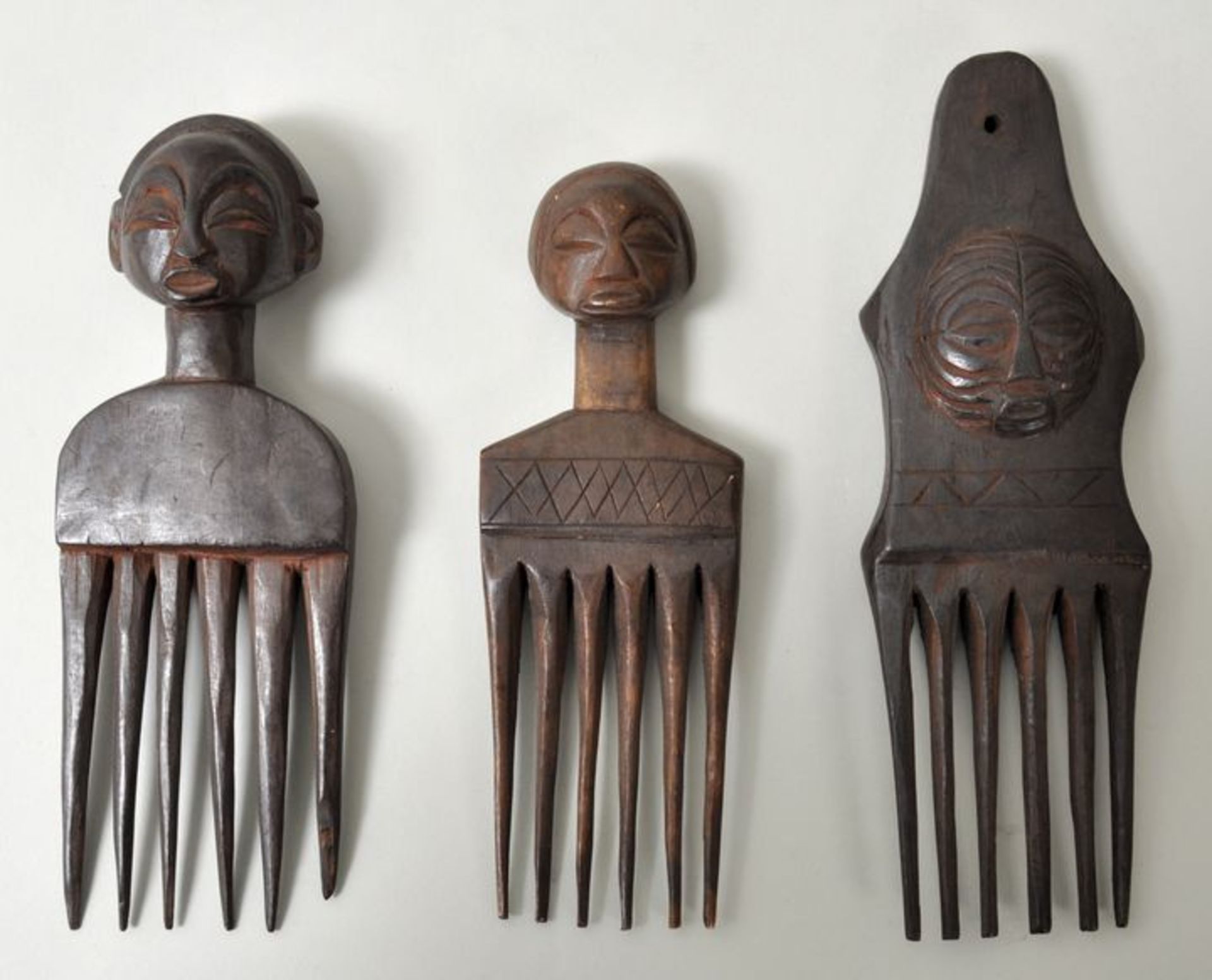 Kämme, Afrika / Three combs