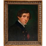 Biedermeier-Porträt eines jungen Mannes/ portrait of a young man