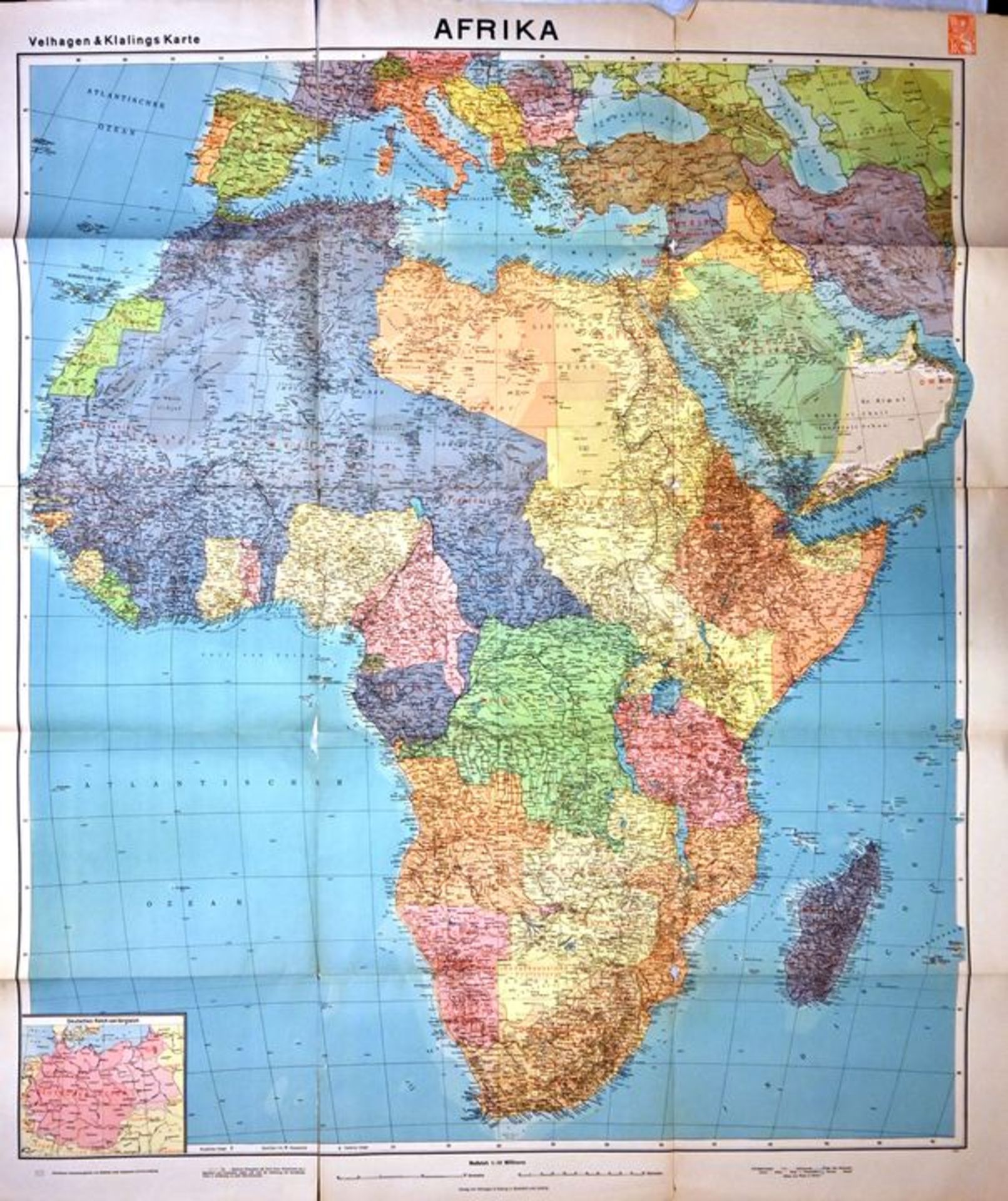 Landkarte / Map - Bild 2 aus 3