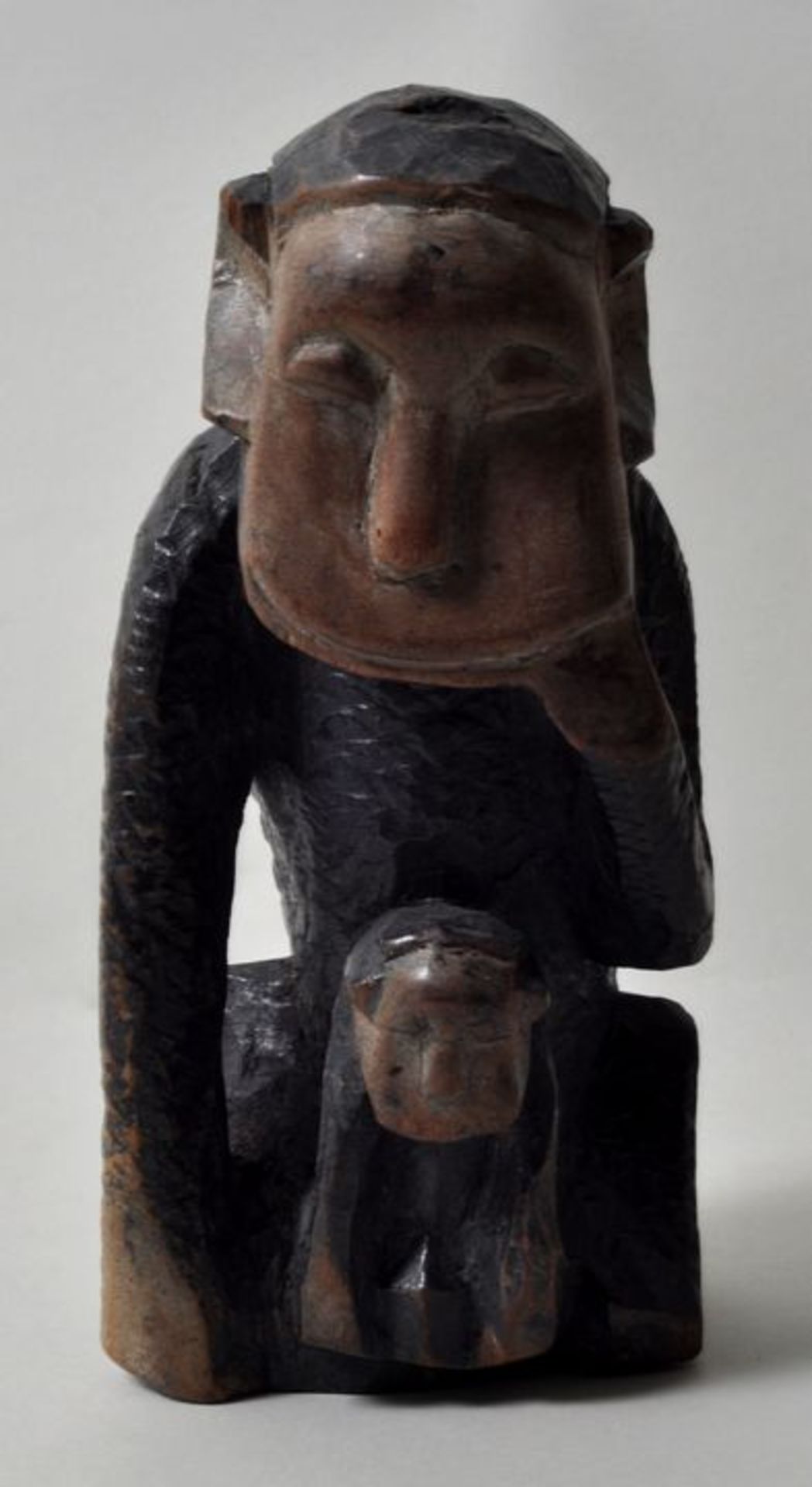 Affe / Carved figure, monkey