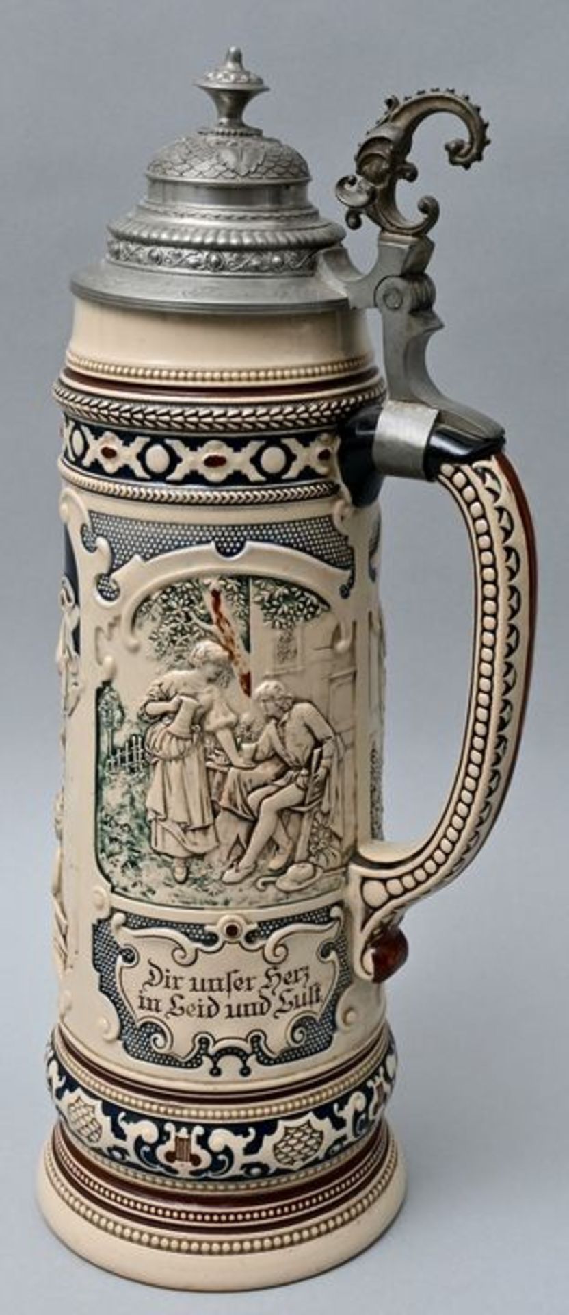 Humpen Gesangsverein/ large ceramic stein - Image 3 of 5