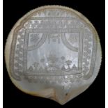 Muschel/ carved shell