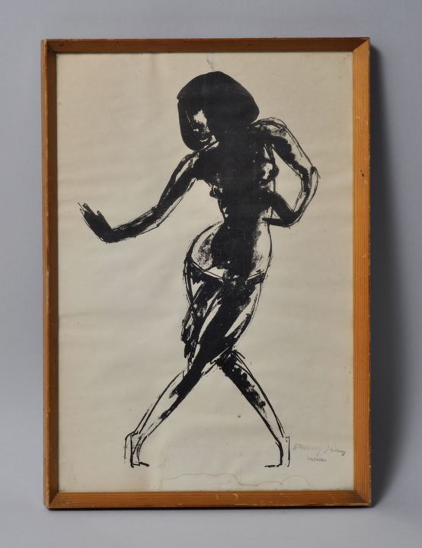 Vaszary. Litho, Tänzerin / Dancer (female nude) - Image 2 of 5