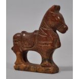 Steinschnitzerei Pferd/ stone carving: horse
