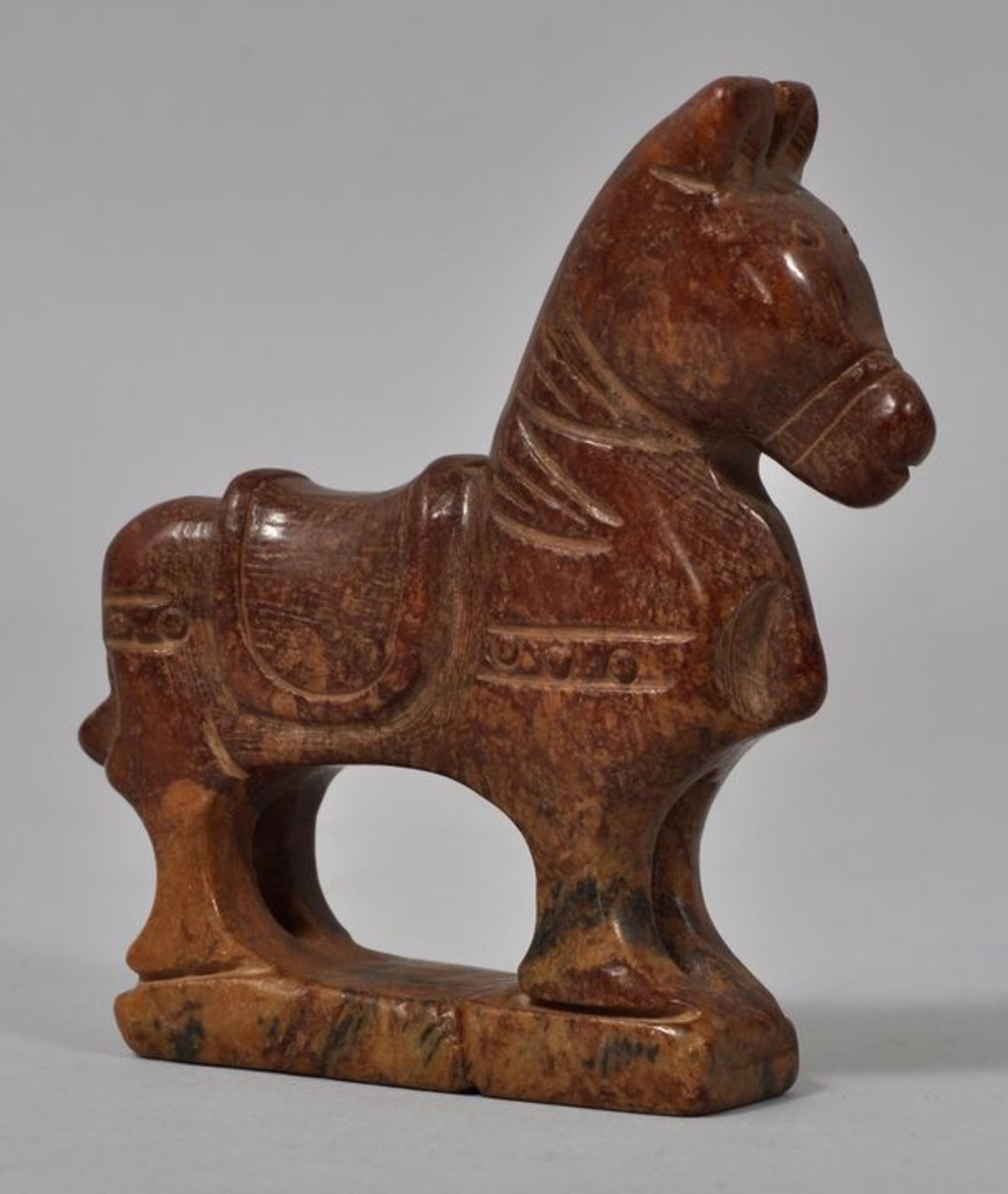 Steinschnitzerei Pferd/ stone carving: horse