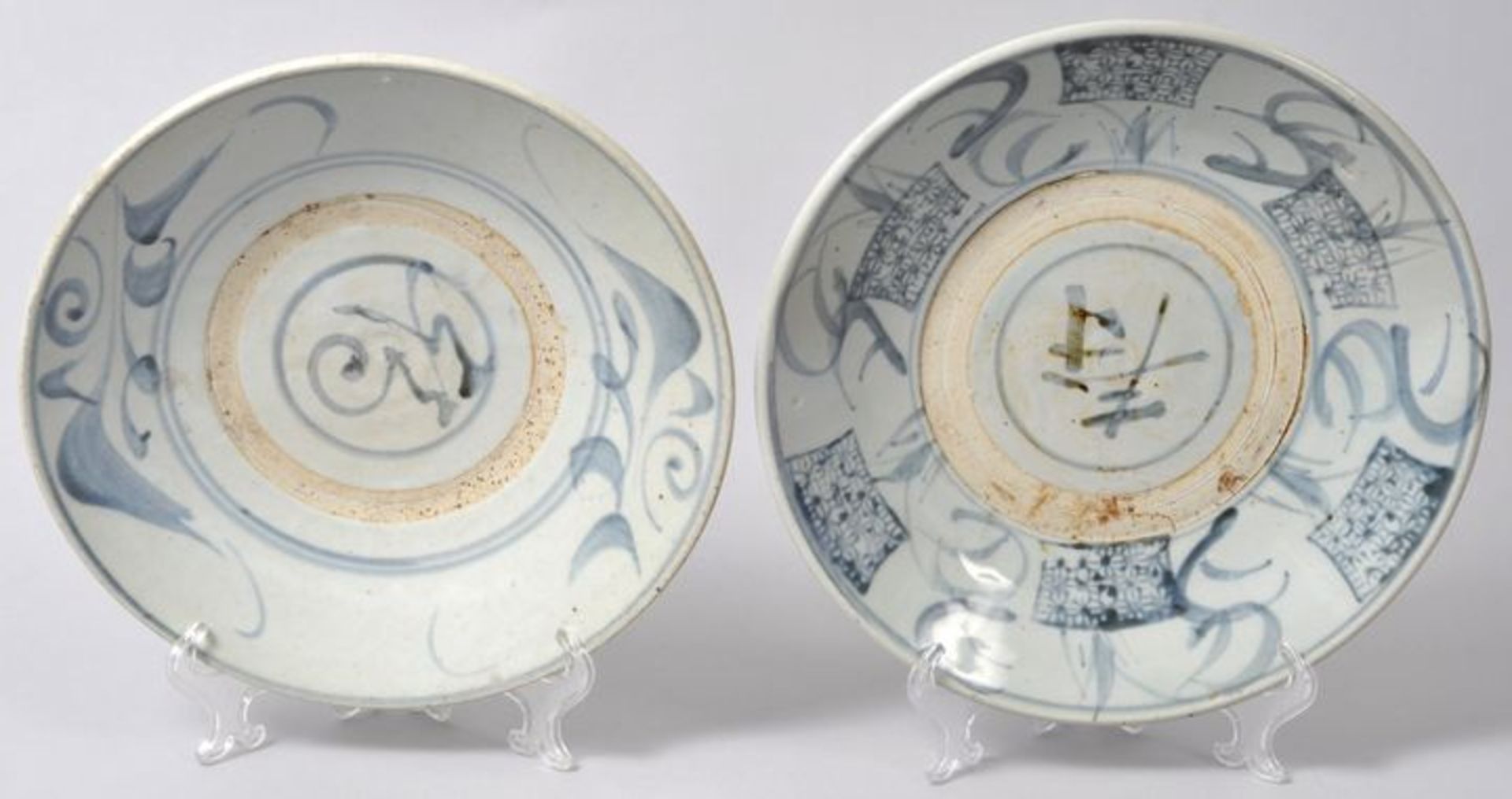 paar Teller, China / Two plates - Image 4 of 6