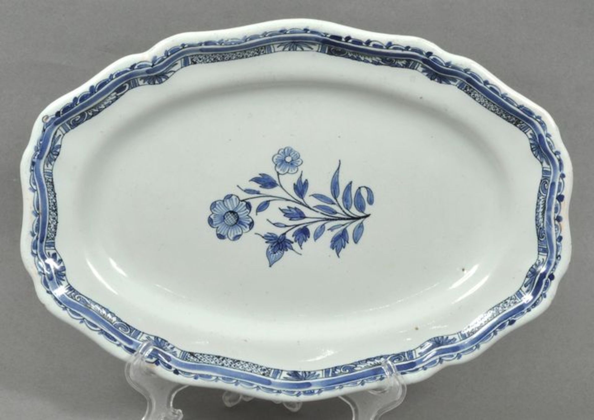 Platte, oval, Frankreich / Plate