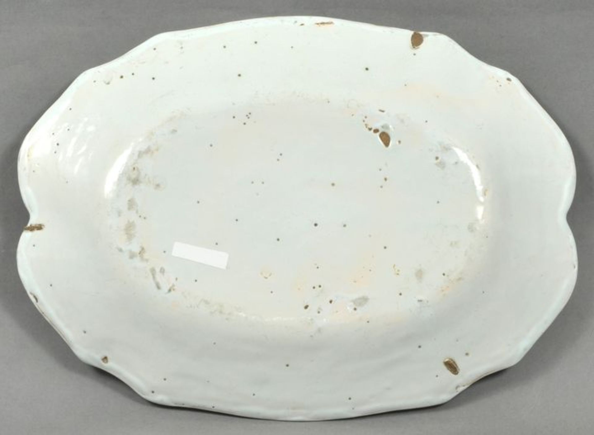 Platte, oval, Frankreich / Plate - Bild 2 aus 2