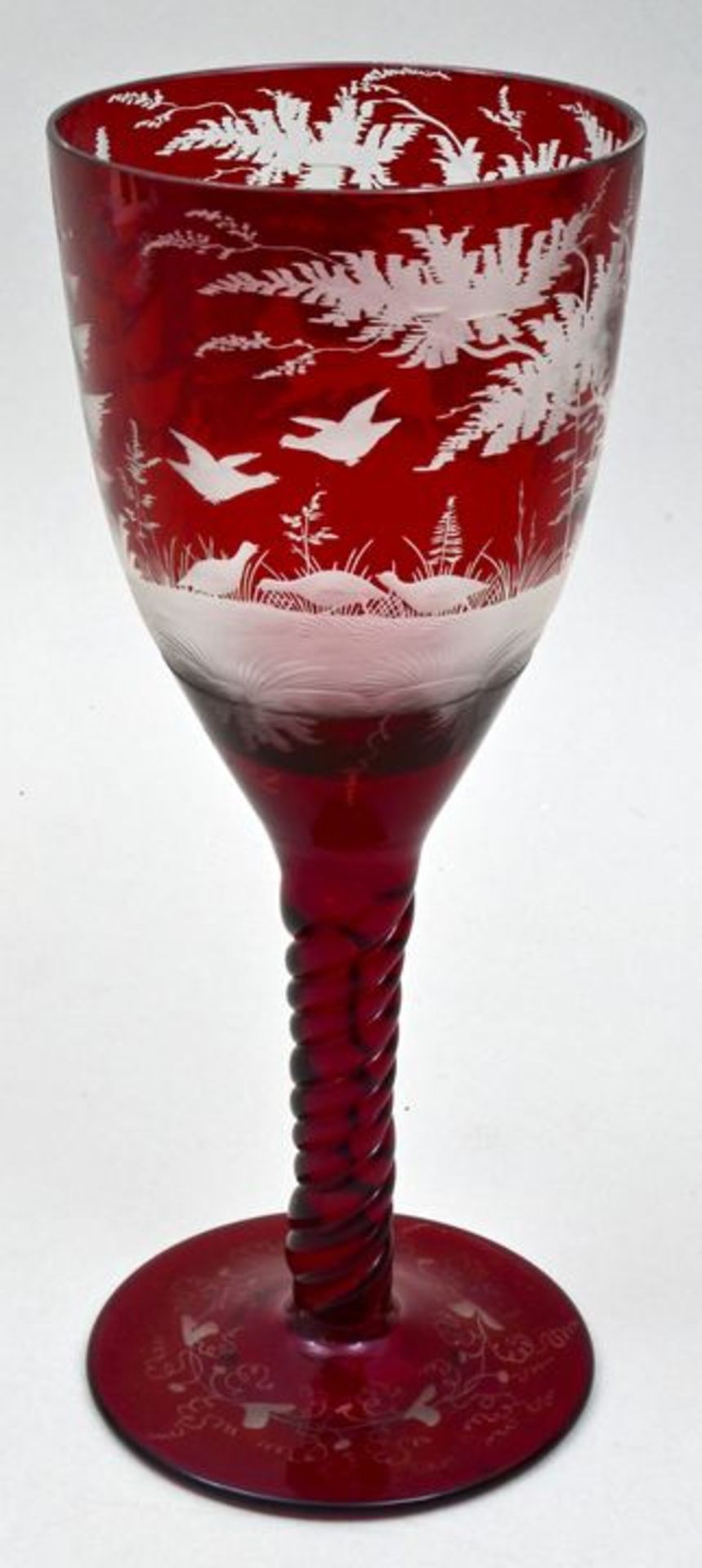 Pokalglas / Glass goblet - Bild 4 aus 5