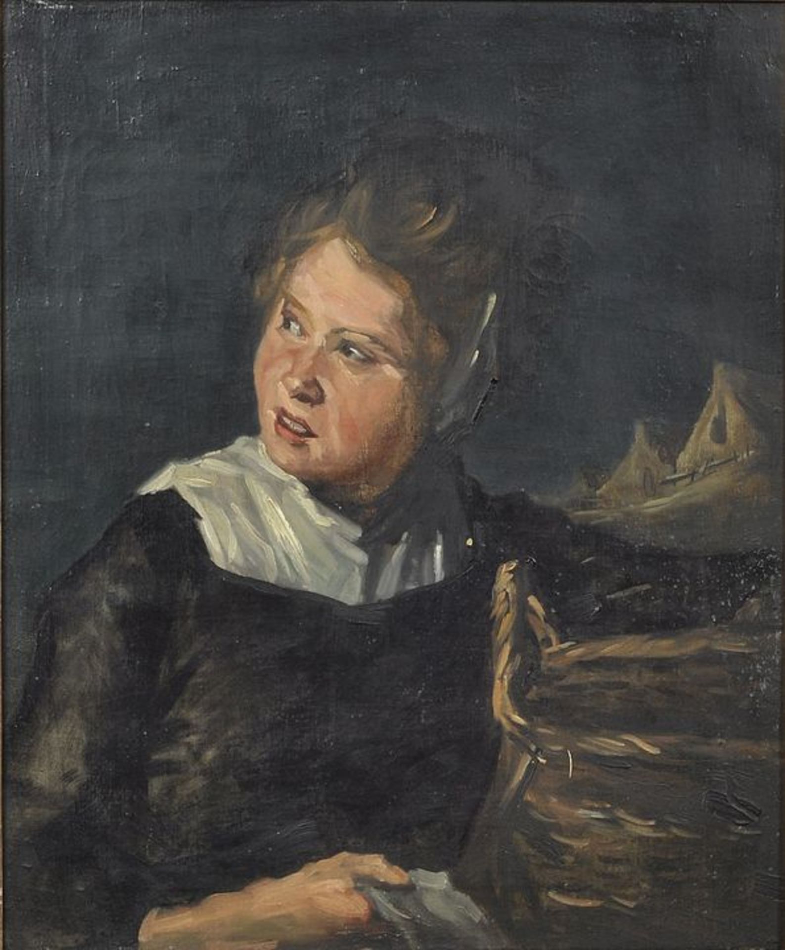 Frans Hals, Magd mit Korb / Servant with basket