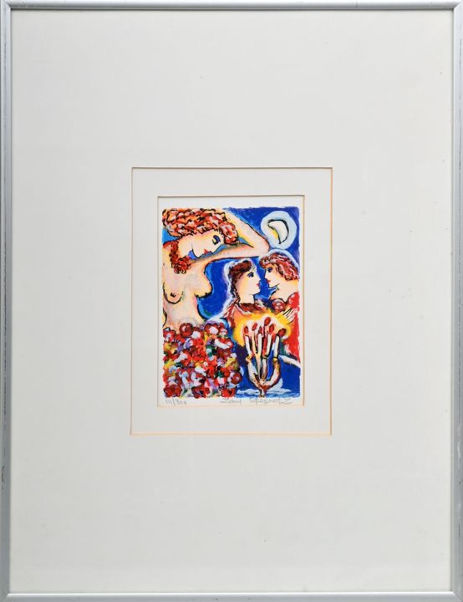 Steynovitz, Zamy, Siebdruck / Three figures, serigraph - Image 2 of 5