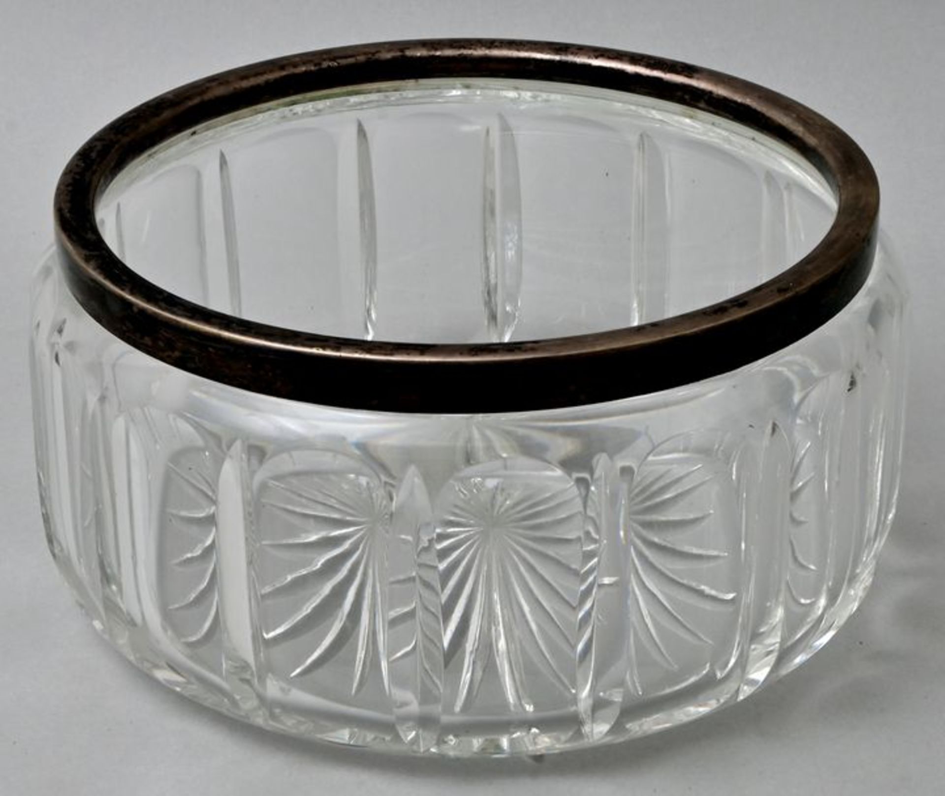 Kristallschale/ crystal glass bowl