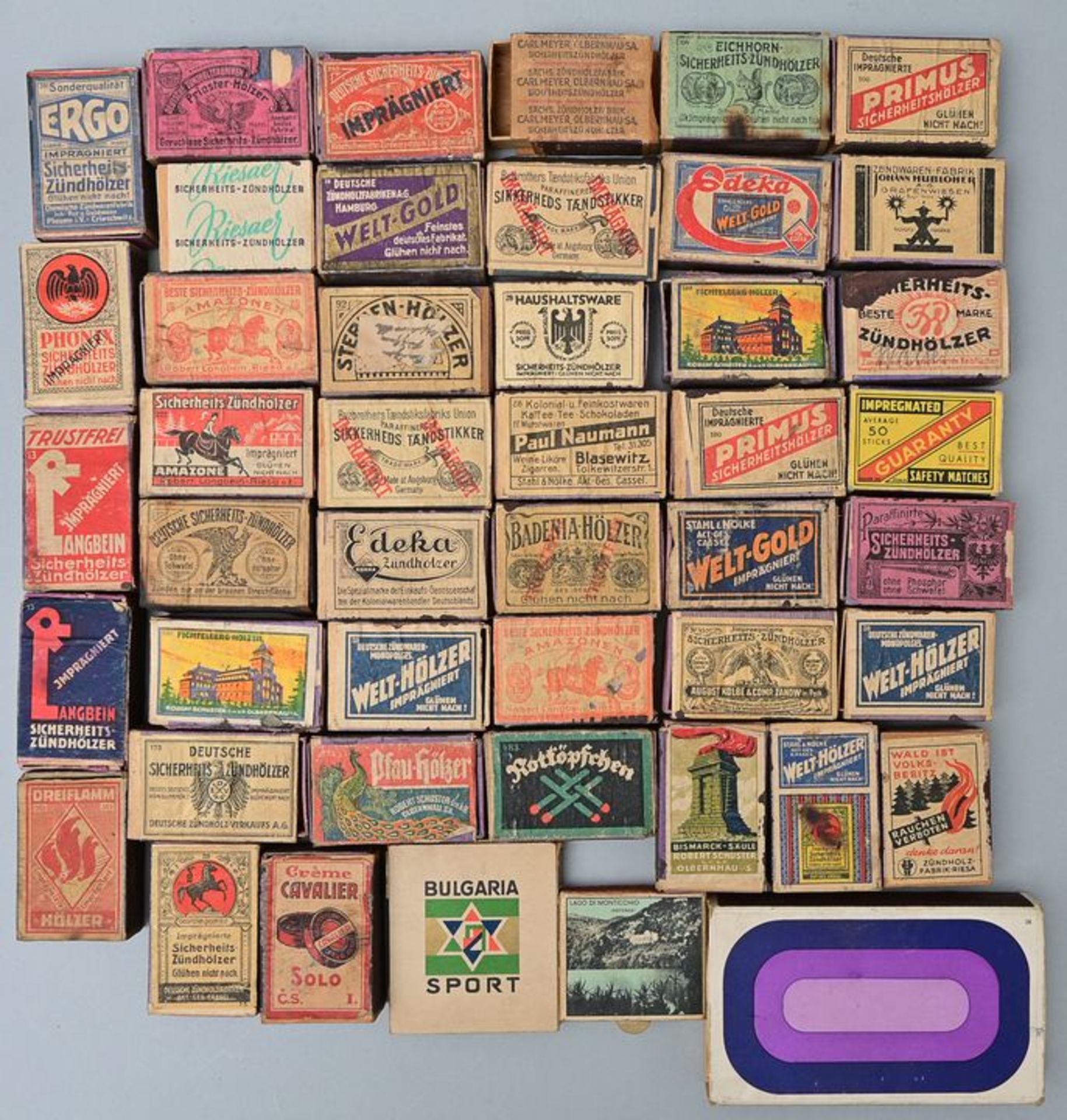 Posten Streichholzschachteln / Mix of matchboxes