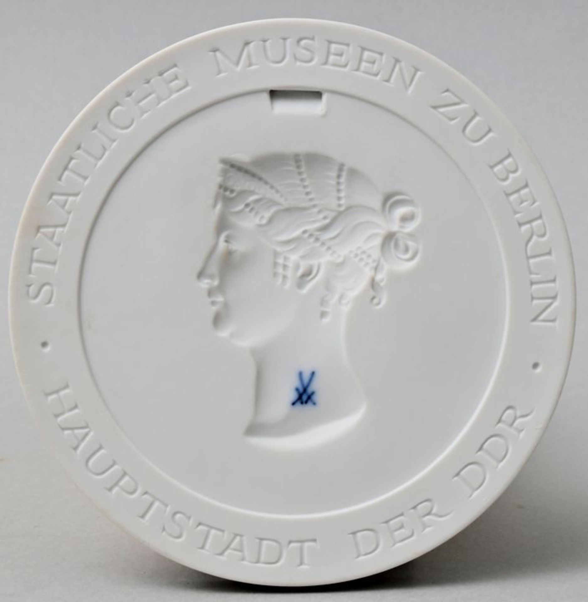 Porzellanplakette Meissen/ porcelain plaque Meissen - Bild 3 aus 3