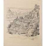 Fritz Beckert: Posta bei Pirna/ view of Pirna Posta