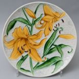 Jugendstil-Wandteller V & B/ art nouveau wall plate