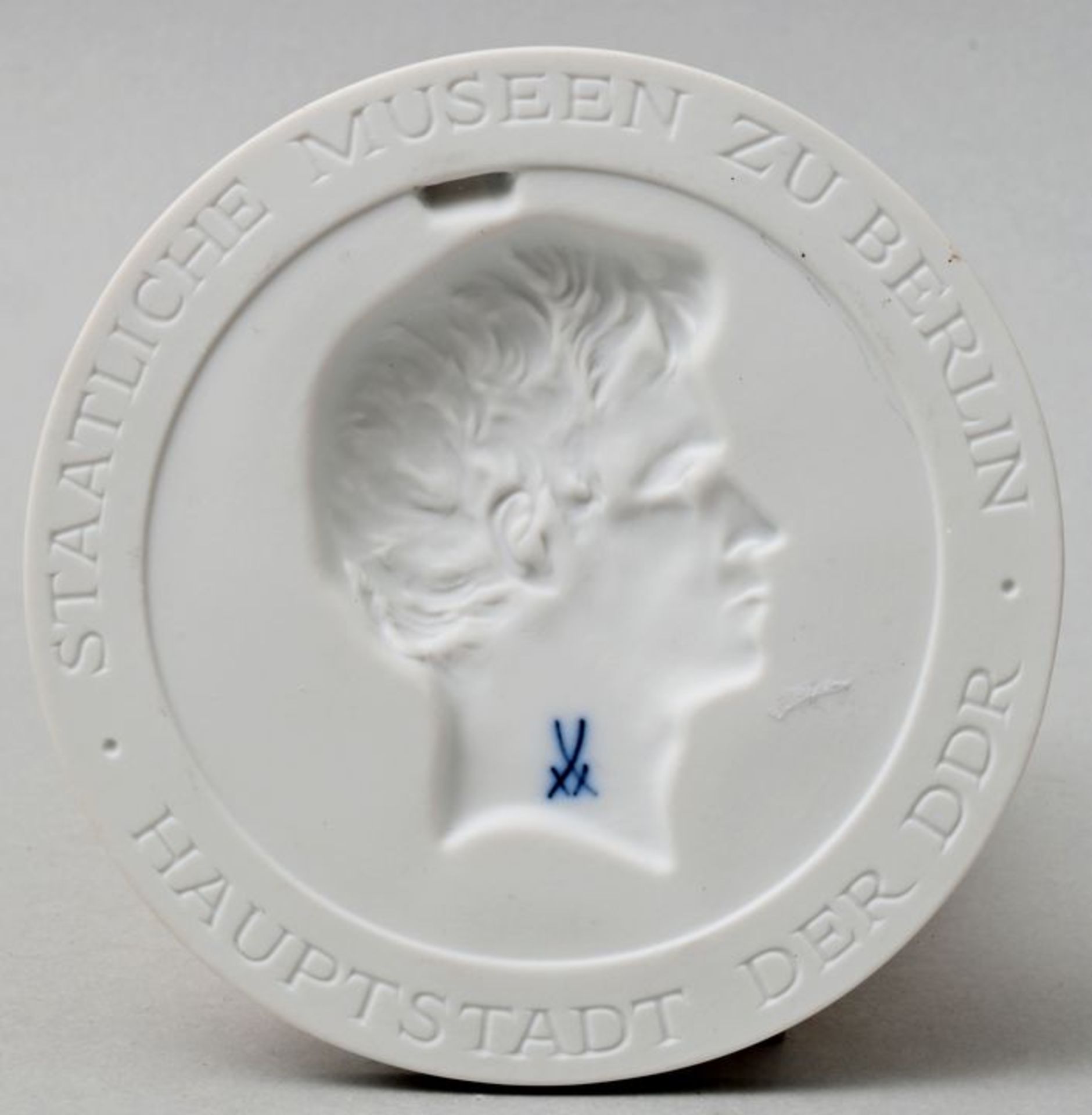 Plakette Meissen/ porcelain plaque Meissen - Image 3 of 3