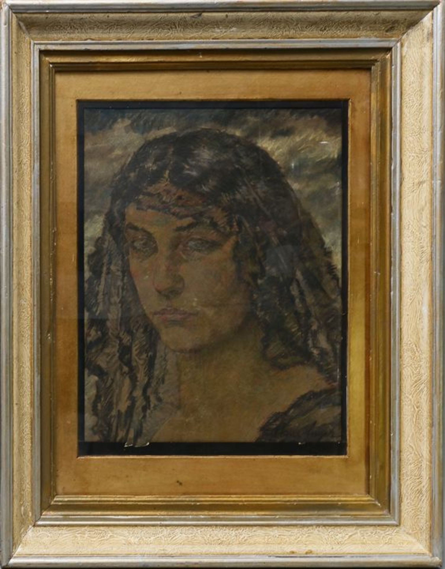 Unger, Hans, Frauenporträt / Hans Unger, portrait of a woman - Image 2 of 5