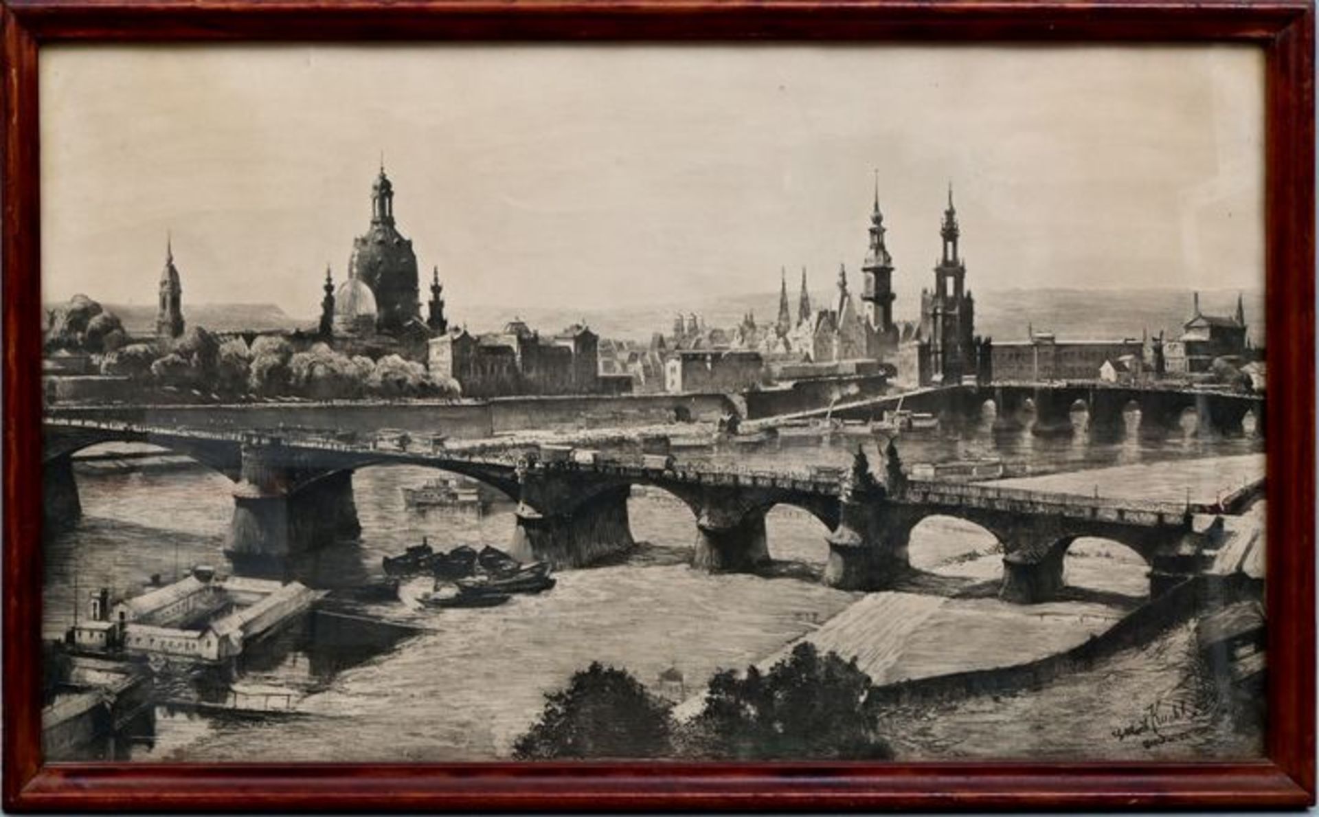 Dresden Panorama / Dresden, Skyline - Image 2 of 5