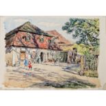 Fritz Beckert: Häuser in Schönfeld/ houses in Schönfeld