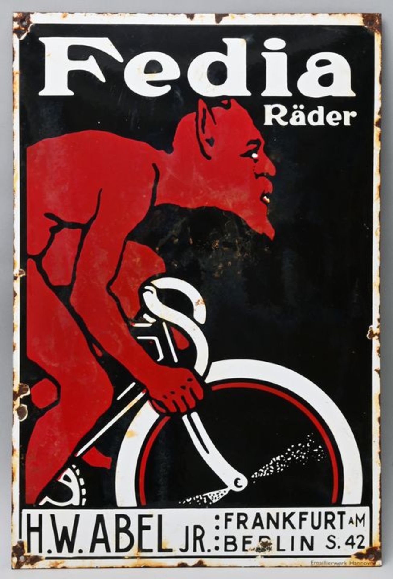 Emailleplakat/ enamel poster